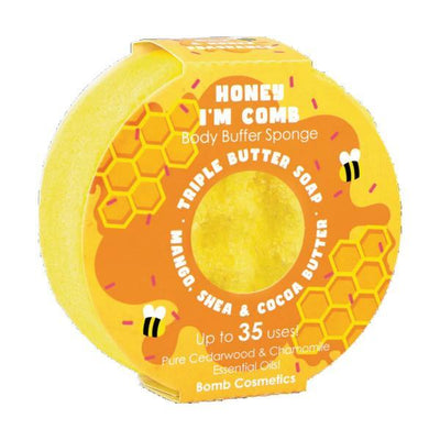 Superdrug Bomb Cosmetics Body Buffer Soap Sponge Honey I'm Home- Buy online at McGrocer