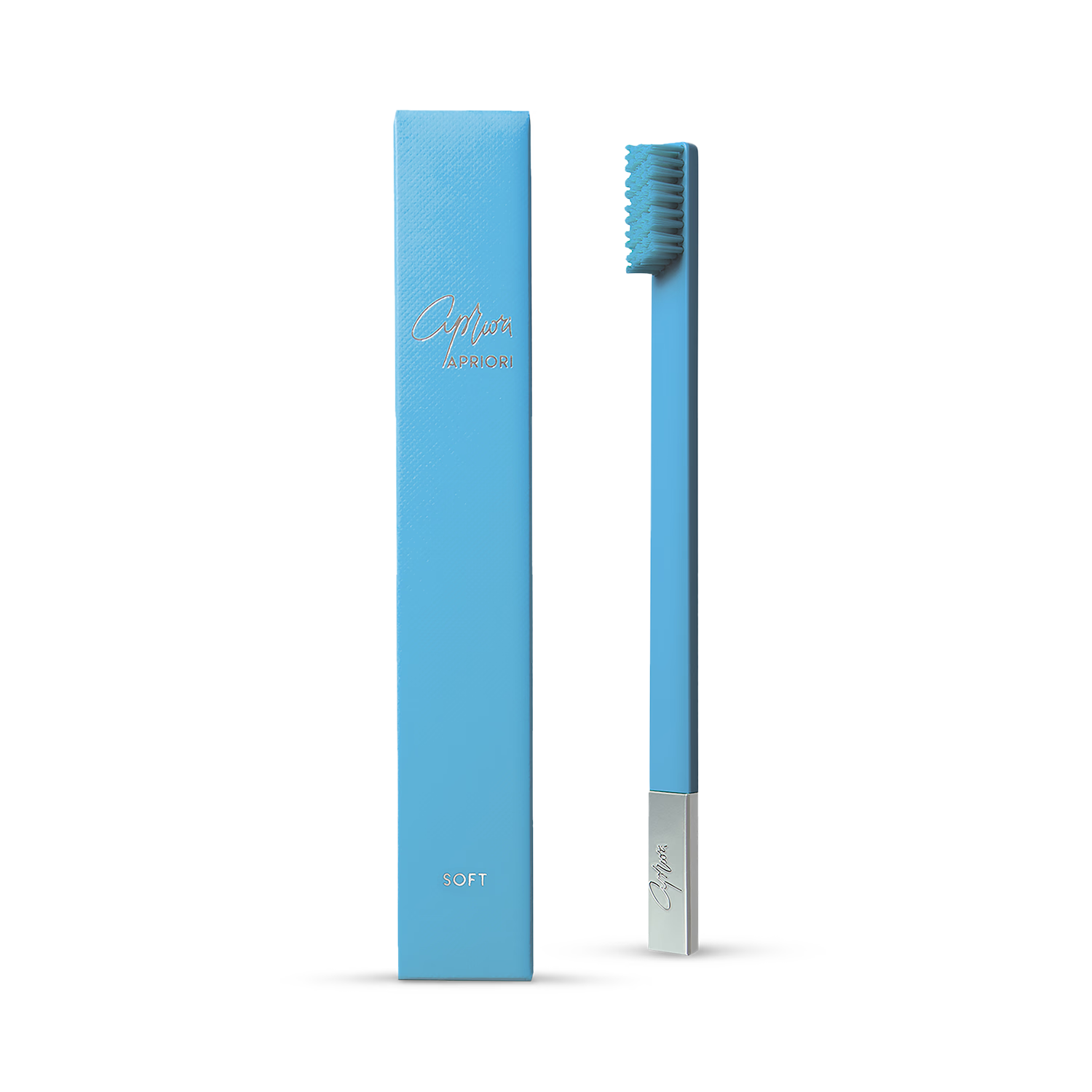 APRIORI Peaceful Sky silver soft toothbrush - British product
