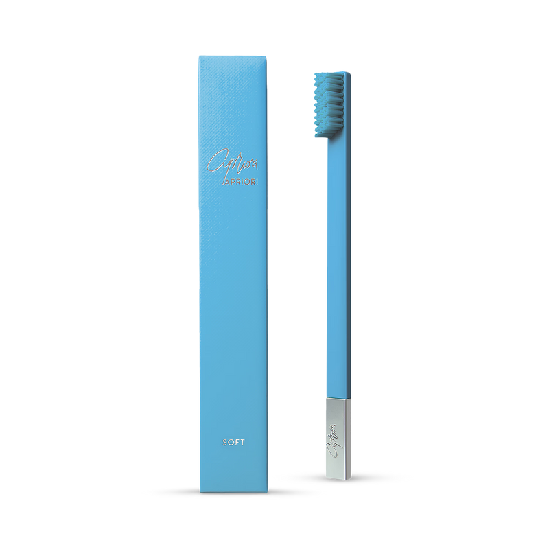 APRIORI Peaceful Sky silver soft toothbrush - British product