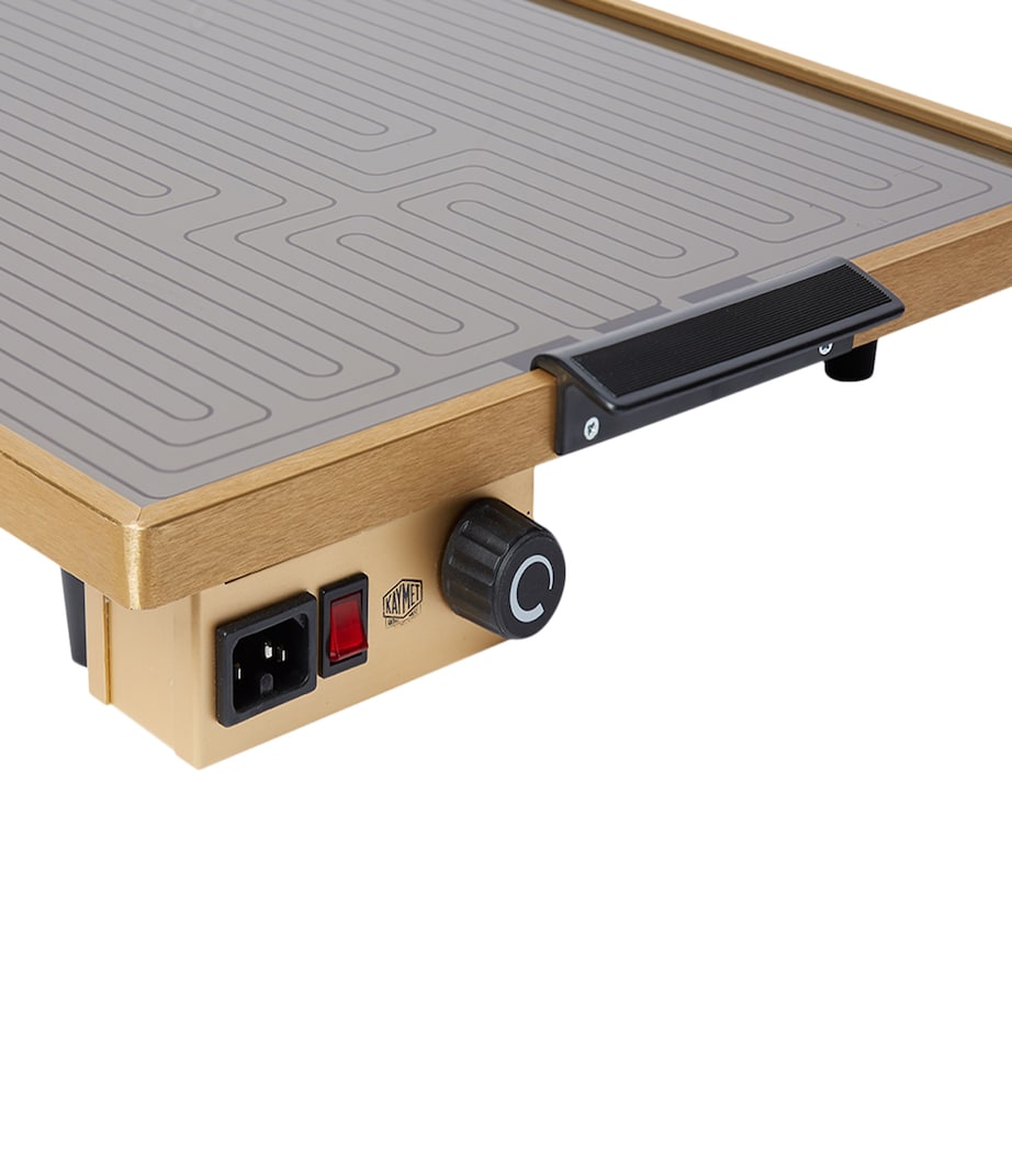 Kaymet electric hotplate bronze glass surface, imported from the UK
