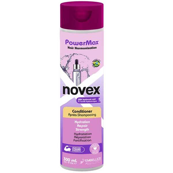 Novex Power Max Conditioner with Hyaluronic Acid, imported from the UK