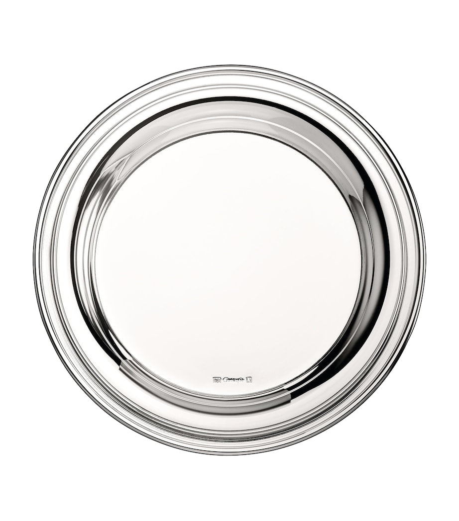 Christofle silver-plated bottle coaster 15cm - British product