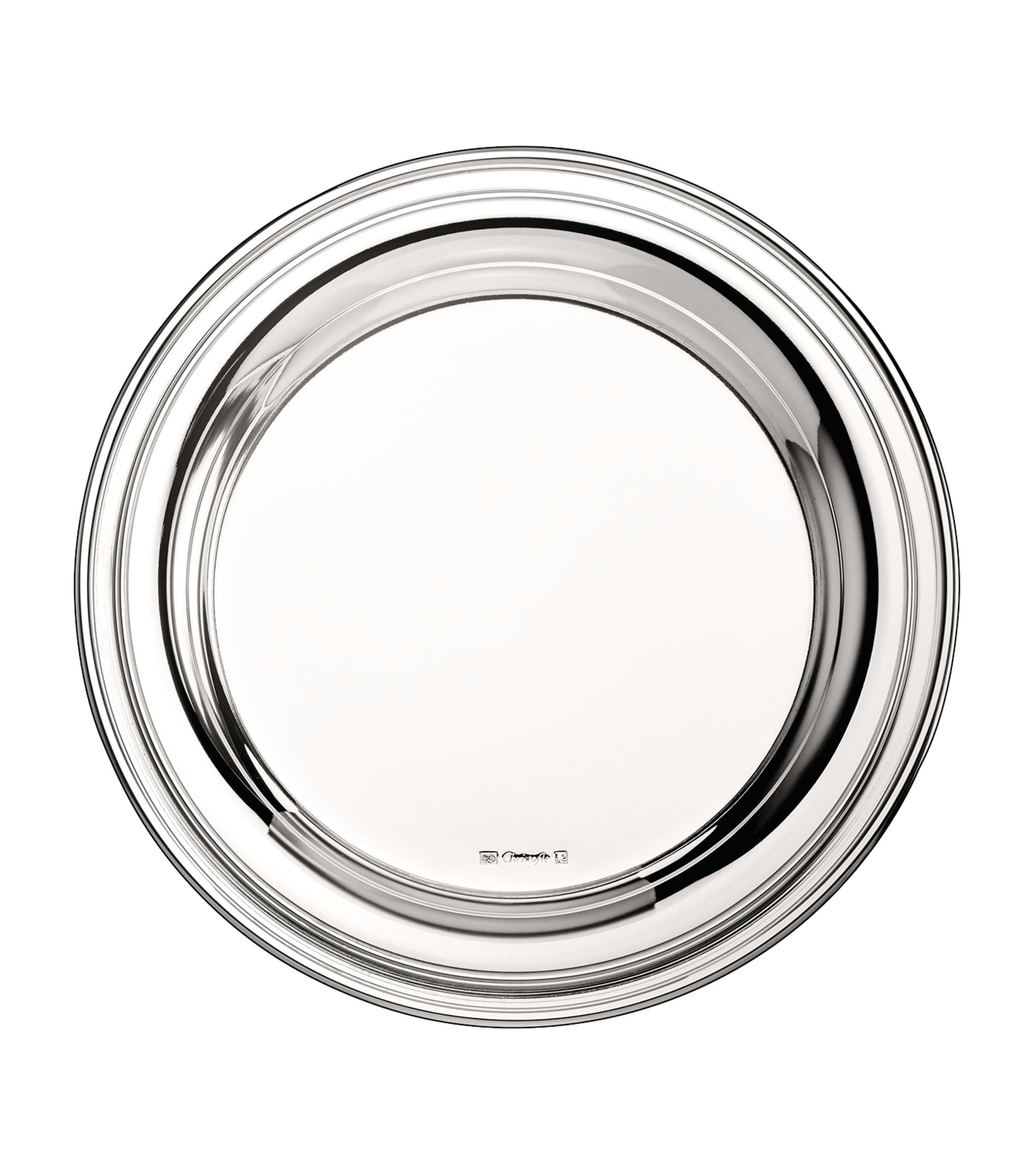 Christofle silver-plated bottle coaster 15cm - British product