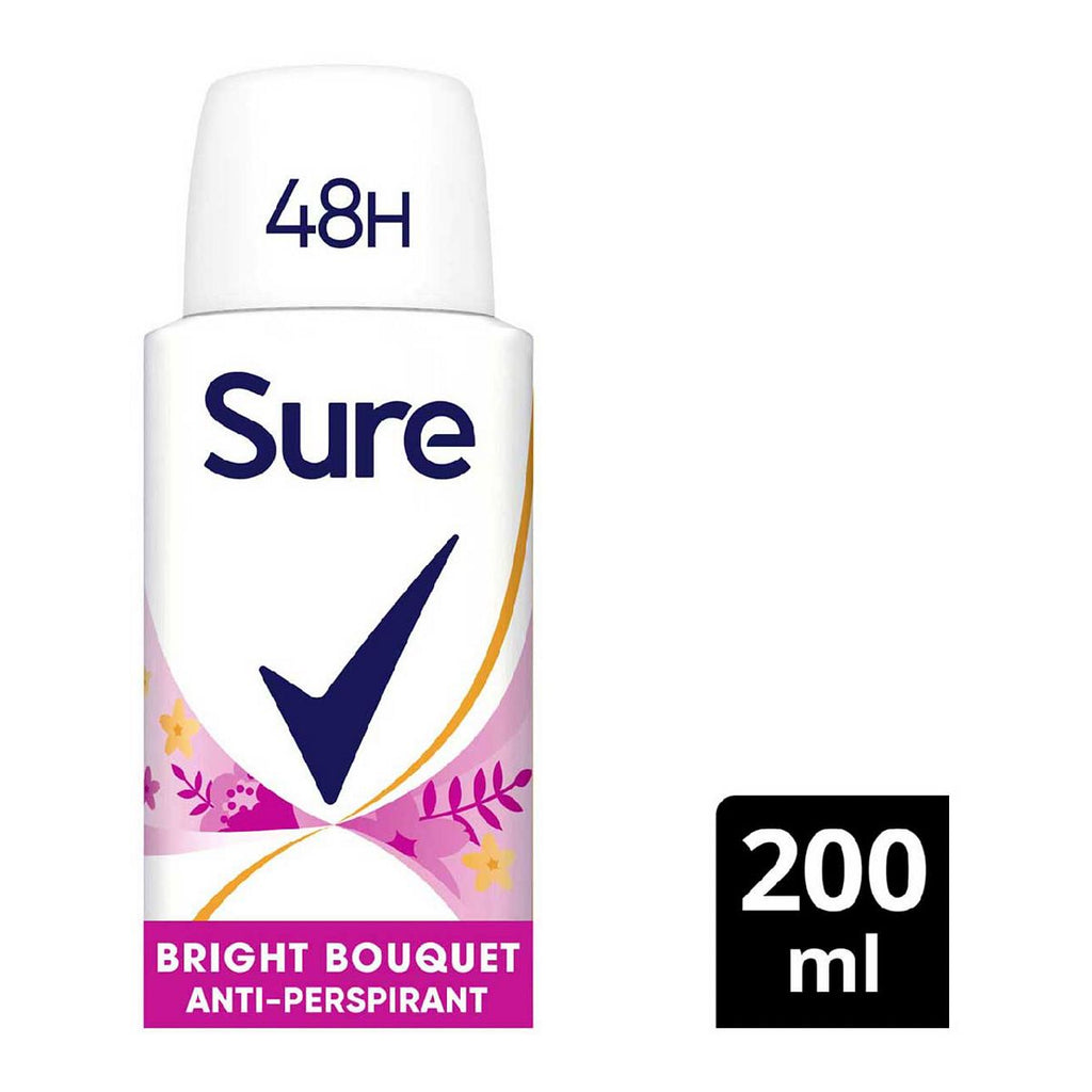 Sure Bright Bouquet deodorant for women Anti-Perspirant Aerosol for 48-hour sweat and odour protection 200ml