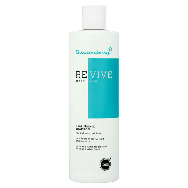Superdrug Hyaluronic Shampoo For Dehydrated Hair 400ml (British brand)