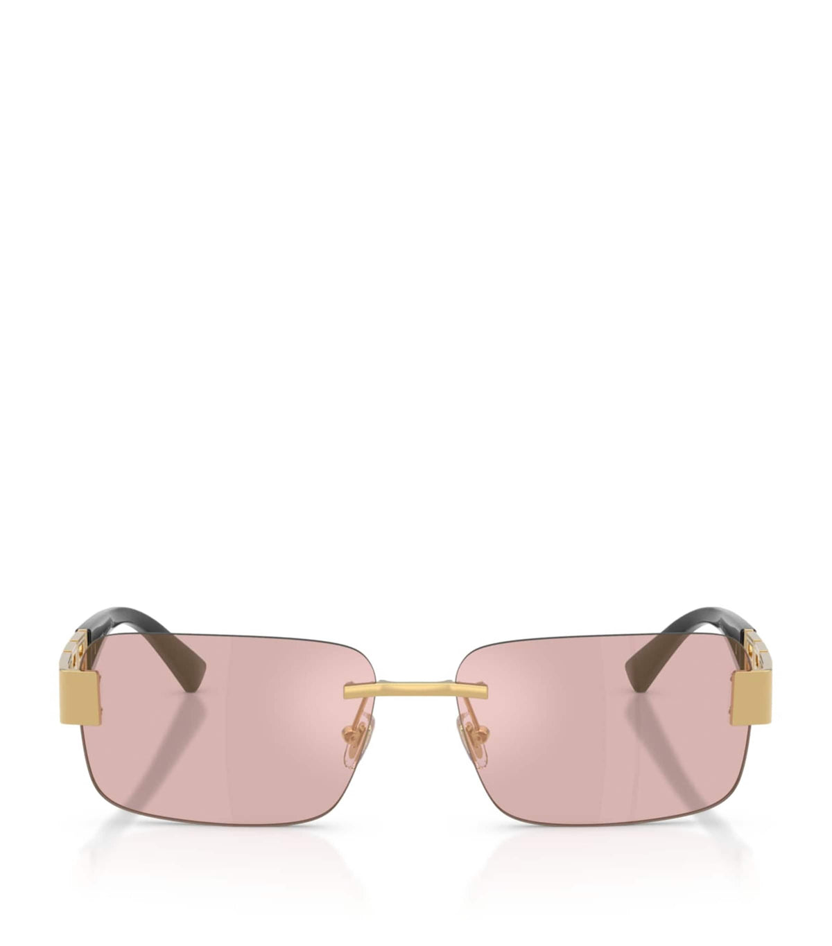 Versace Metal Rectangular Sunglasses Tinted, UK version