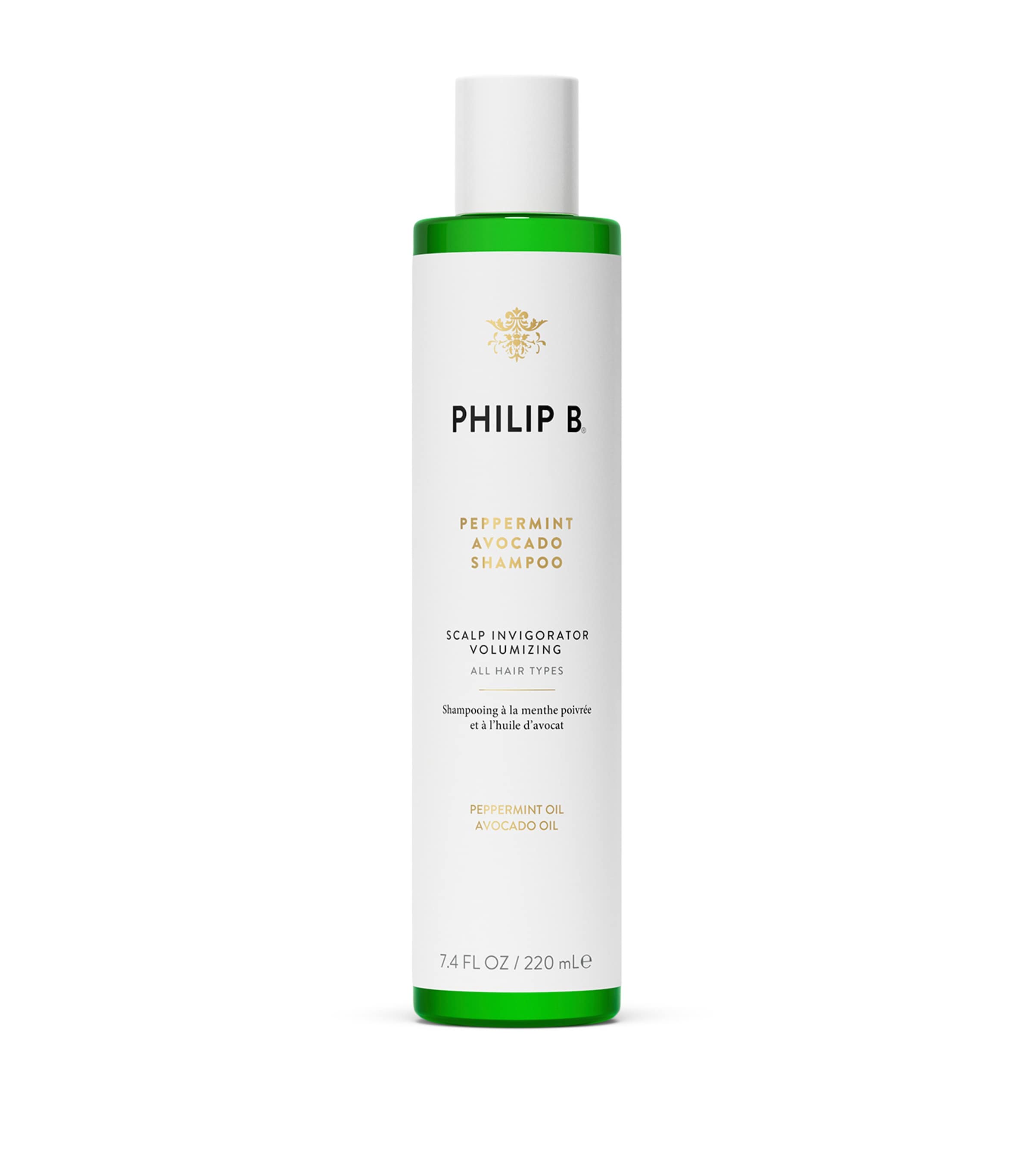 Philip B peppermint avocado shampoo 220ml, imported from the UK