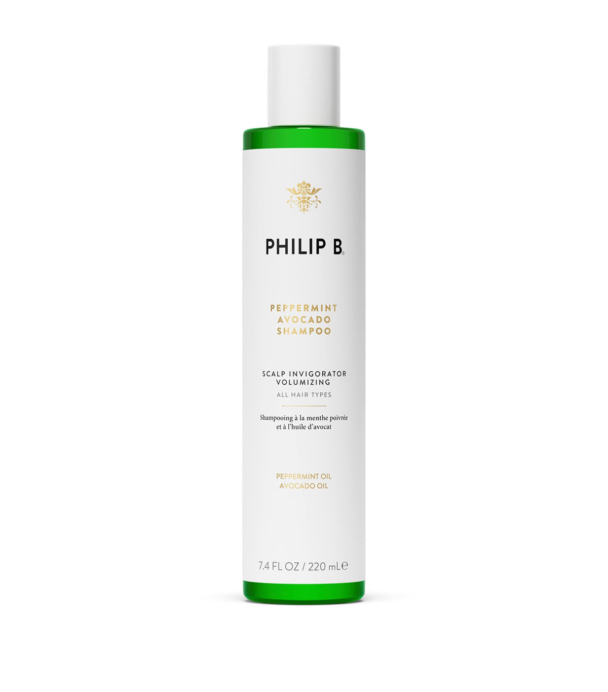 Philip B peppermint avocado shampoo 220ml, imported from the UK