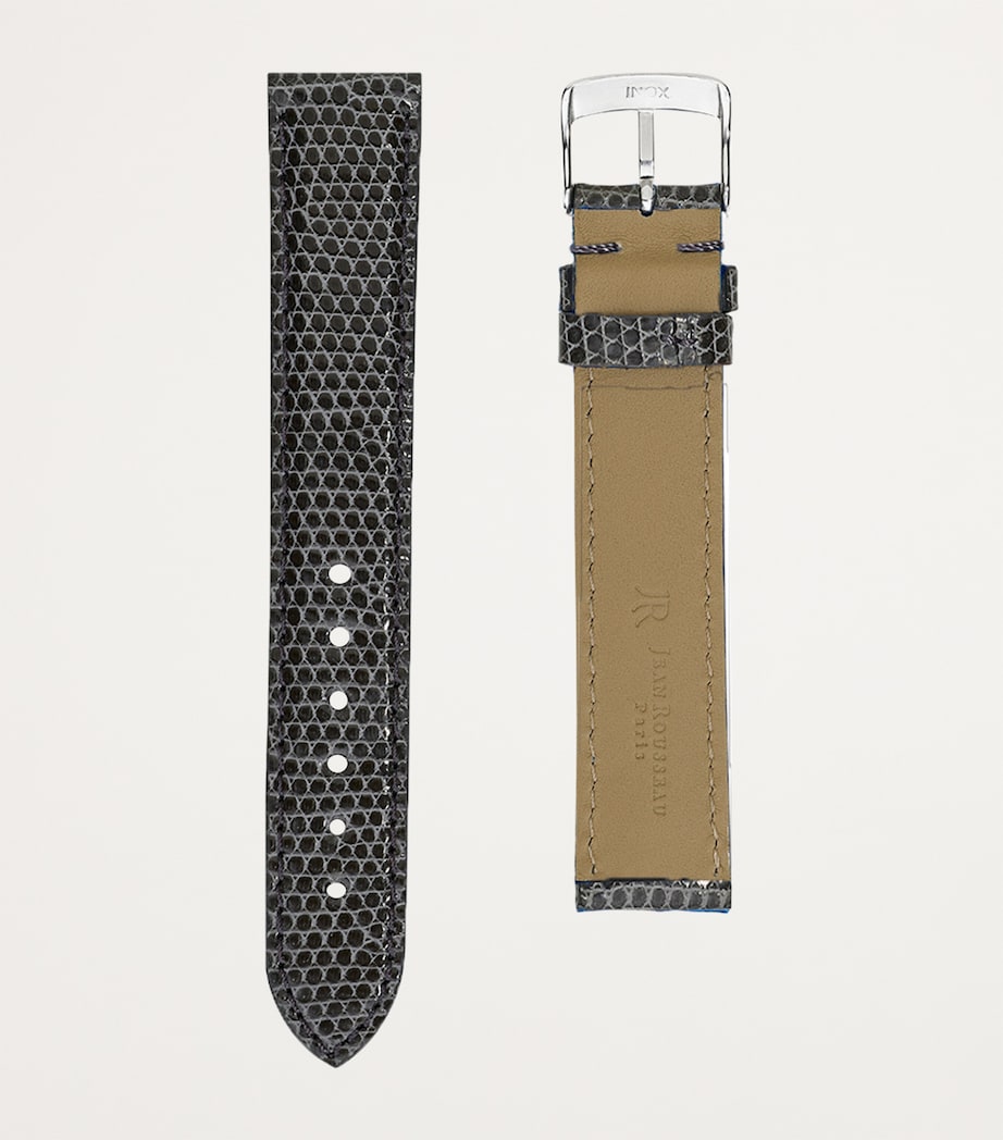 Jean Rousseau lizard-pattern watch strap 17mm, imported from the UK