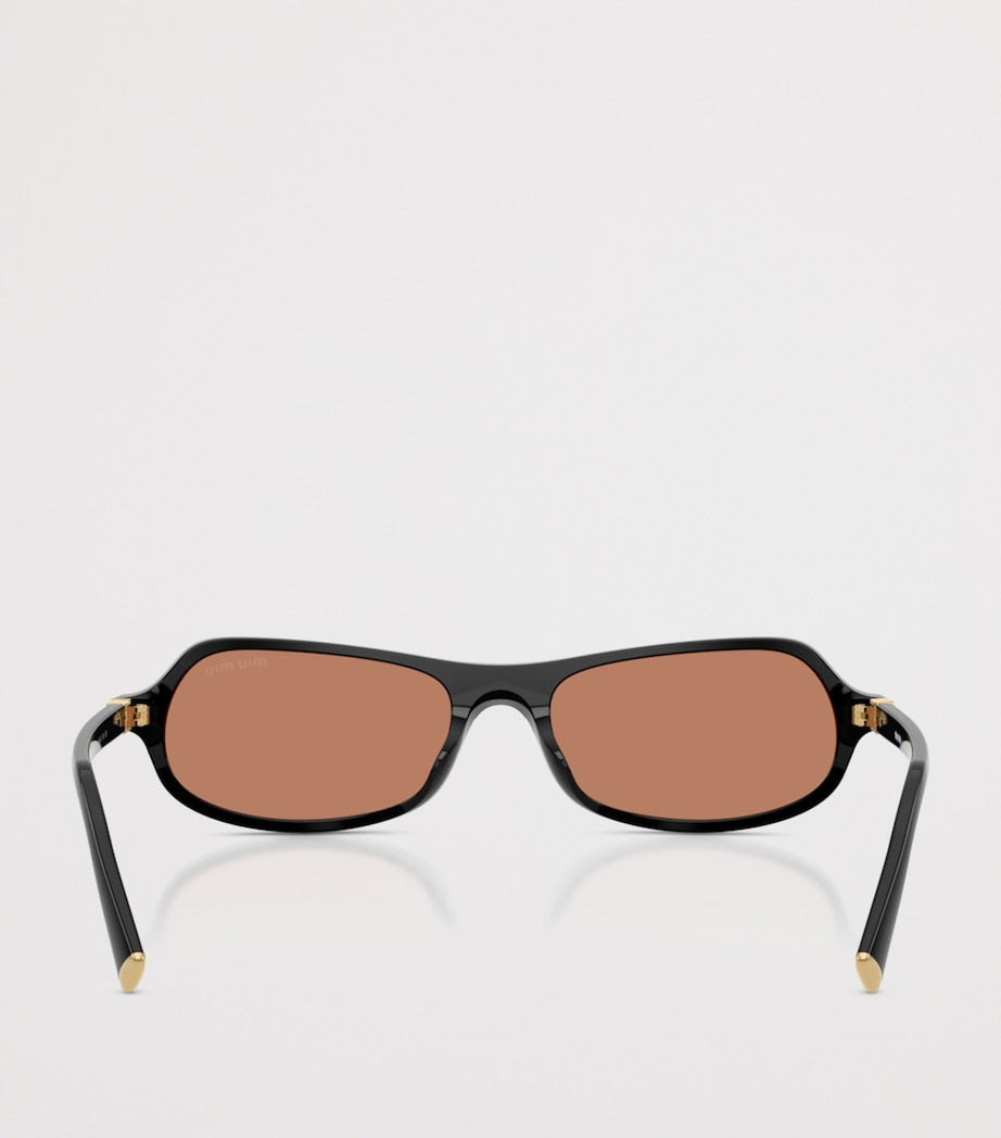 Miu Miu unregelmäßige ovale Sonnenbrille - Britisches Produkt