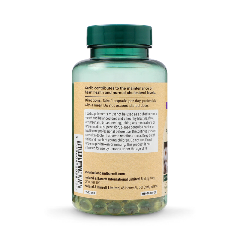 Holland & Barrett High Strength Garlic Capsules 240 Count - British product