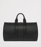 Aviteur Leather Woven-Detail Holdall with Calfskin and Alcantara Lining - British product