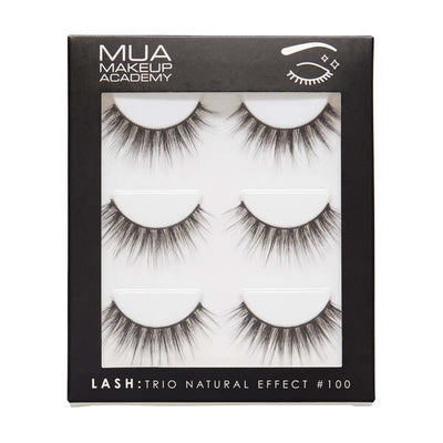 Superdrug MUA Lash Trio Natural Effect False Eyelashes- Buy online at McGrocer