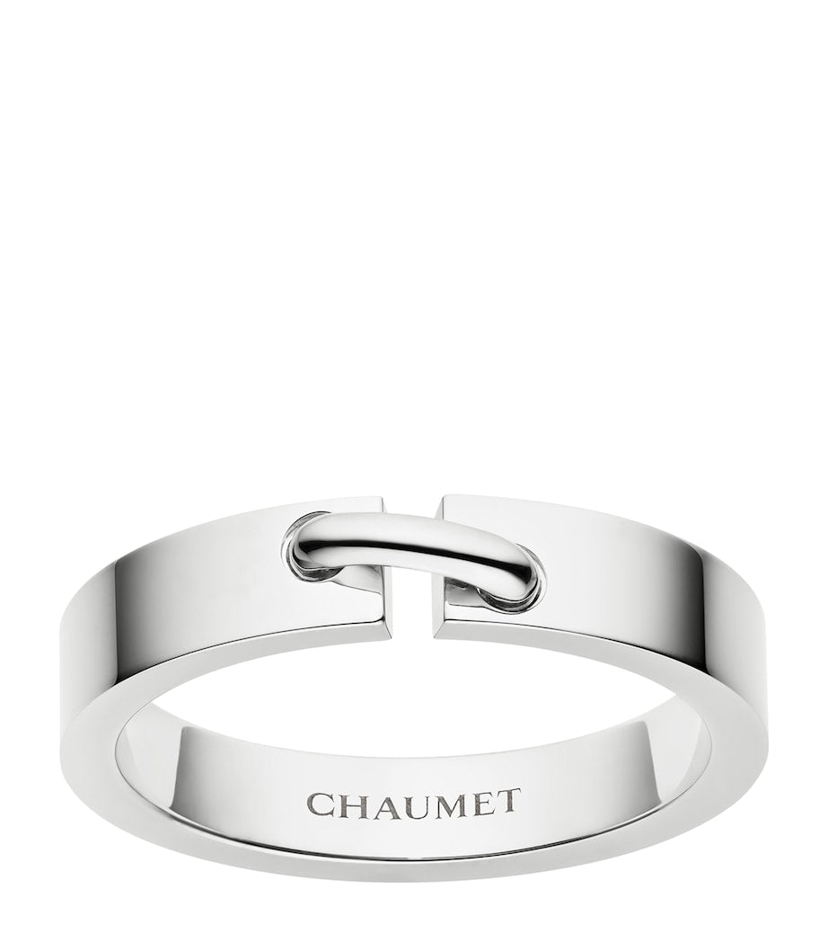 Chaumet white gold Liens Évidence wedding ring - British product