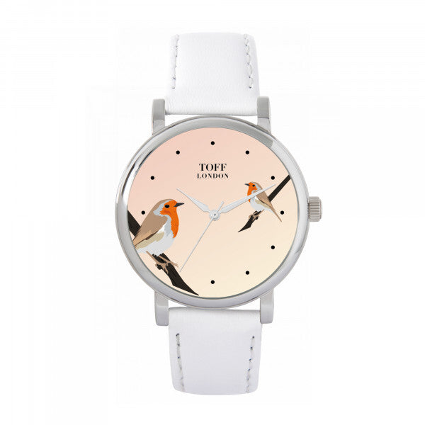Toff London beige ladies robins bird watch, UK version