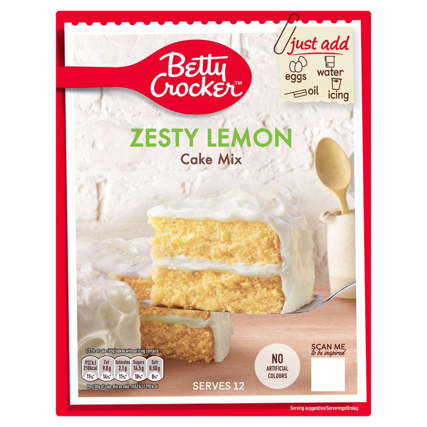 Betty Crocker Zesty Lemon Cake Mix