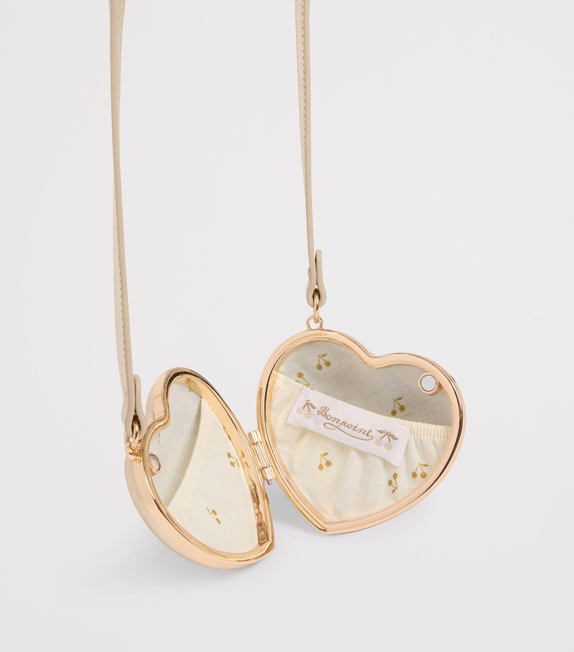 Bonpoint Ekko Locket Bag childrens heart shaped bag - British product
