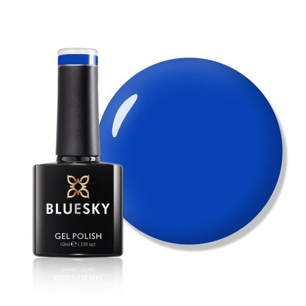 Bluesky Gel Polish Wanna Be On Top blue - British product