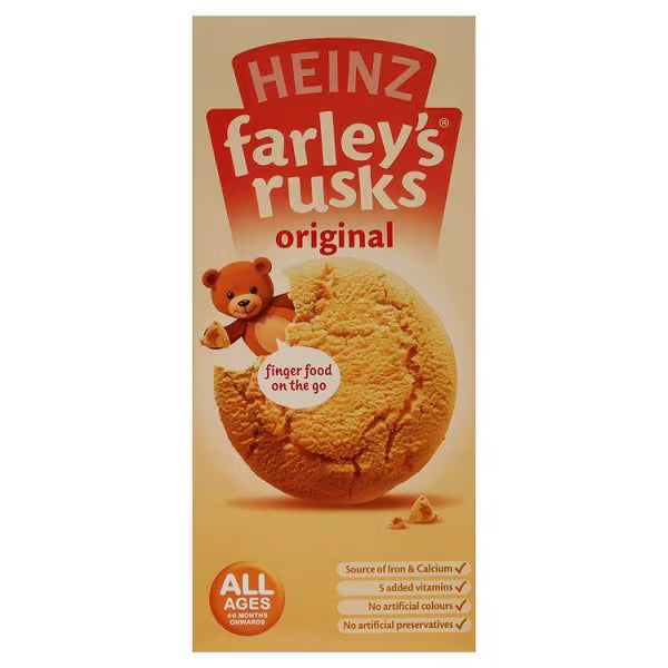 Heinz Farley's Infant Baby Rusks 6 Months +, UK version