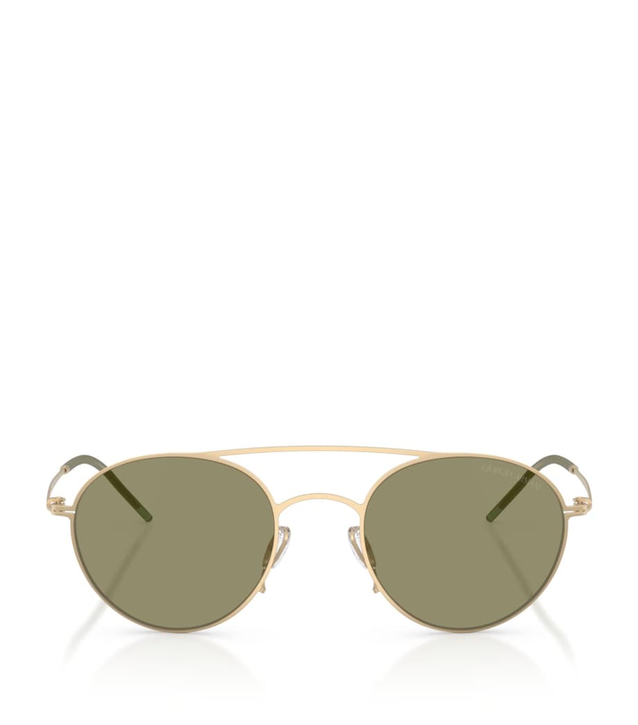 Giorgio Armani round metal sunglasses AR6169 (British brand)