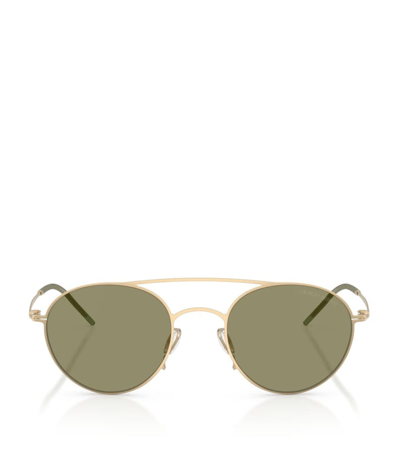 Giorgio Armani round metal sunglasses AR6169 (British brand)