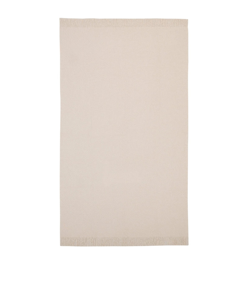 Begg x Co cashmere throw mossband soul 125x195cm, imported from the UK