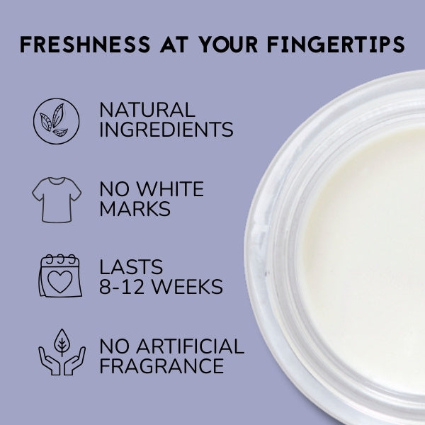 The Natural Deo Co. deodorant cream Lavender 55g (British brand)