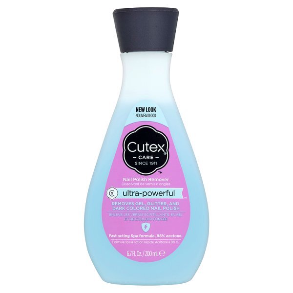 Cutex Ultra-Powerful Nail Polish Remover 200ml GOODS Sainsburys   