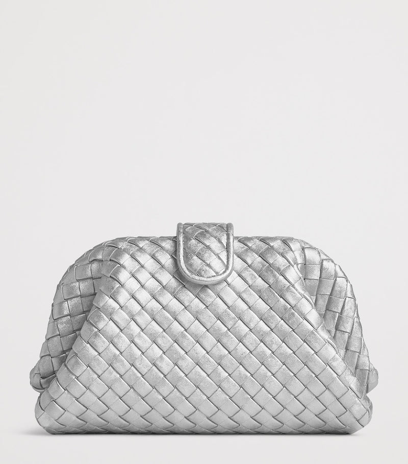 Bottega Veneta small leather clutch bag Lauren 1980, imported from the UK