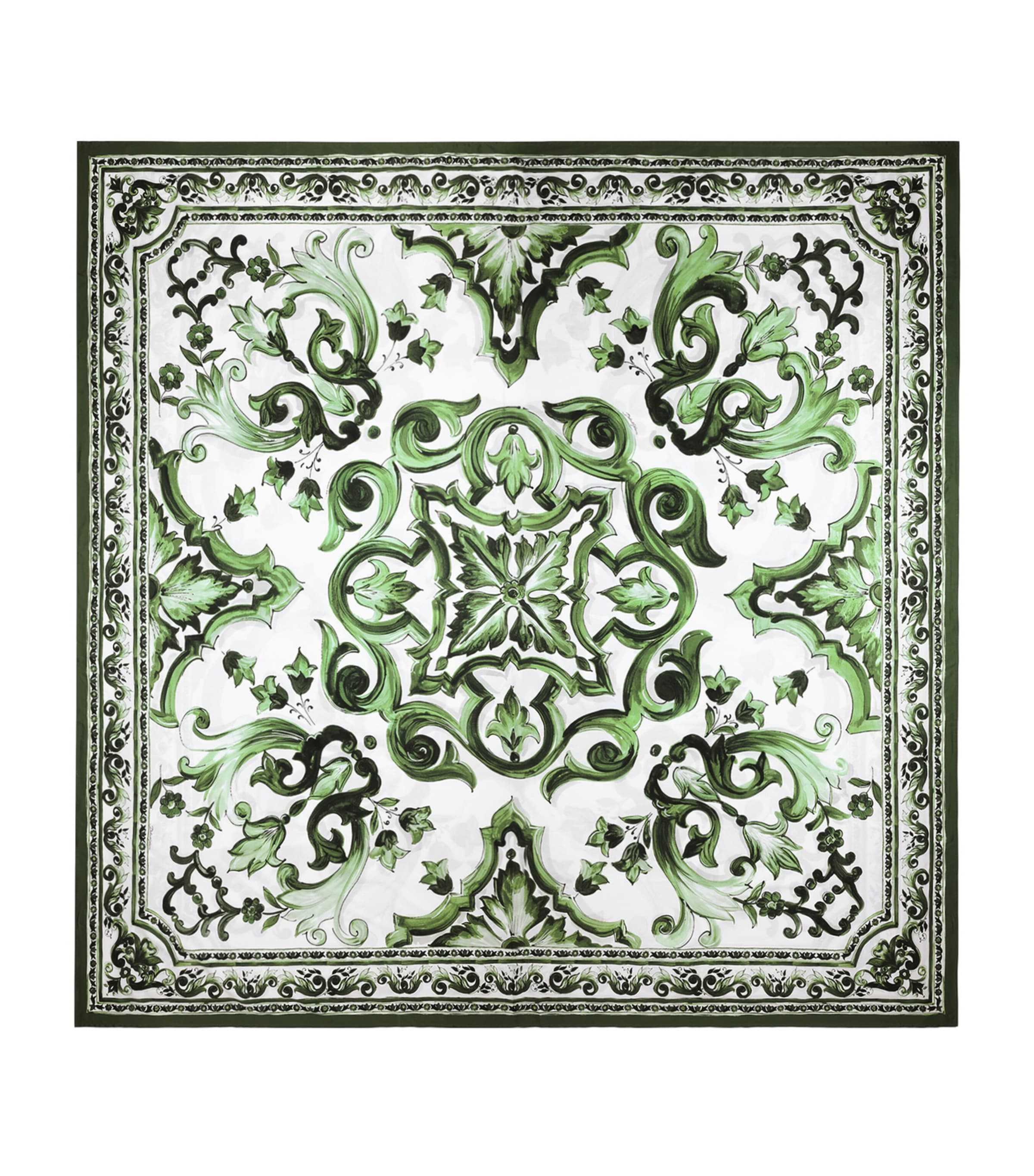 Dolce & Gabbana Casa Cotton Majolica king fitted sheet 300cm x 300cm - British product
