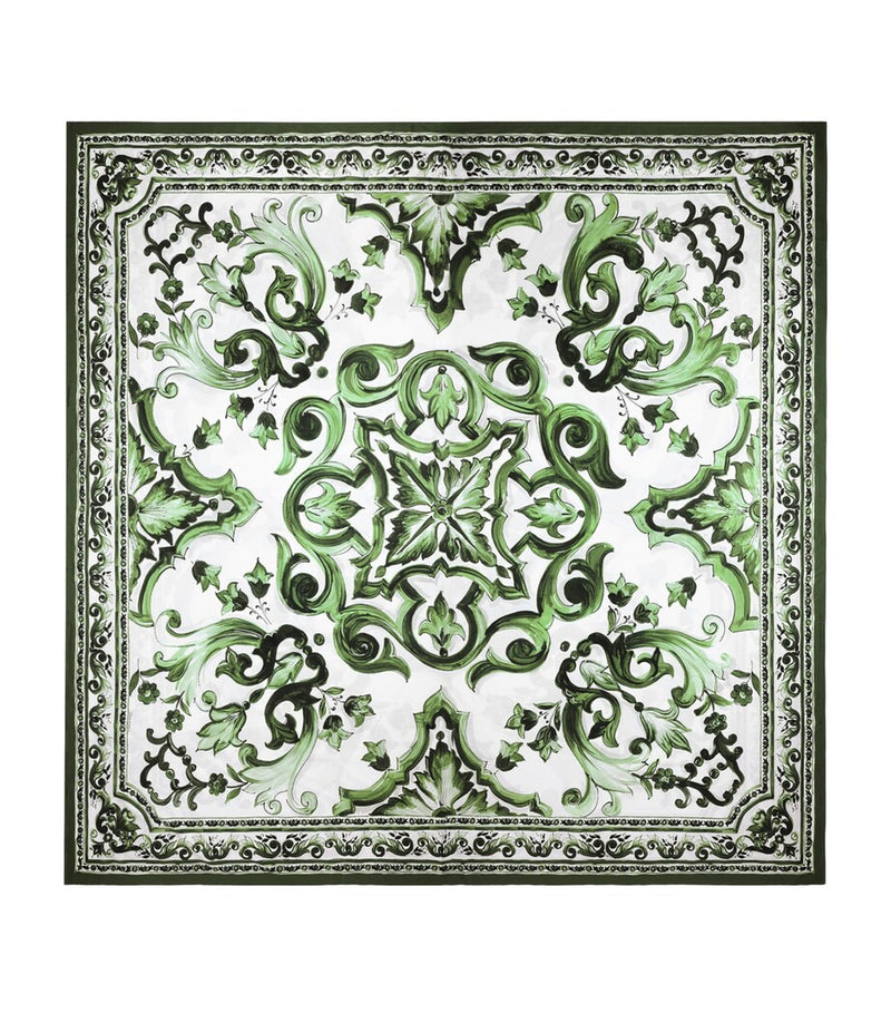 Dolce & Gabbana Casa Cotton Majolica king fitted sheet 300cm x 300cm - British product