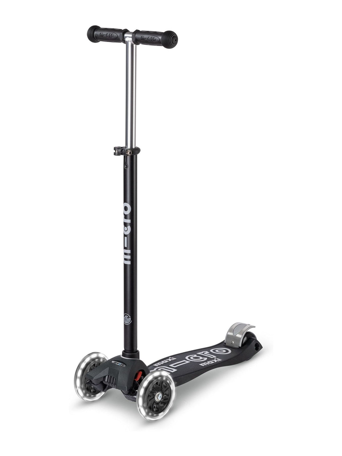 Micro Scooters Black LED Maxi Scooter (British brand)