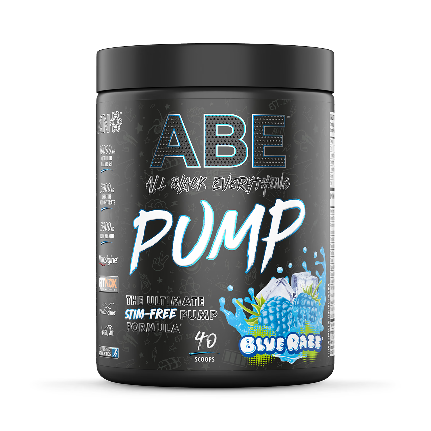 Applied Nutrition ABE Pump Pre Workout Powder Blue Razz 500g - British product
