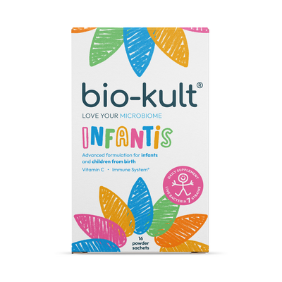 Holland & Barrett Bio-Kult Infantis Kids Probiotic Gut Supplement With Vitamin C 16 Sachets- Buy online at McGrocer