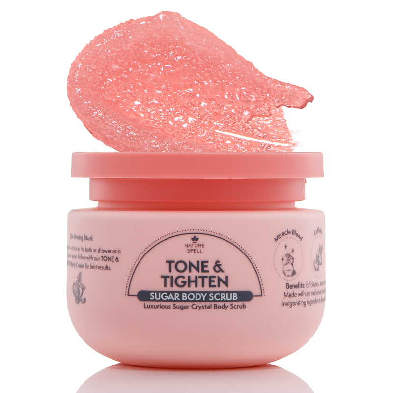 Nature Spell Tone & Tighten Sugar Body Scrub 250ml (British brand)