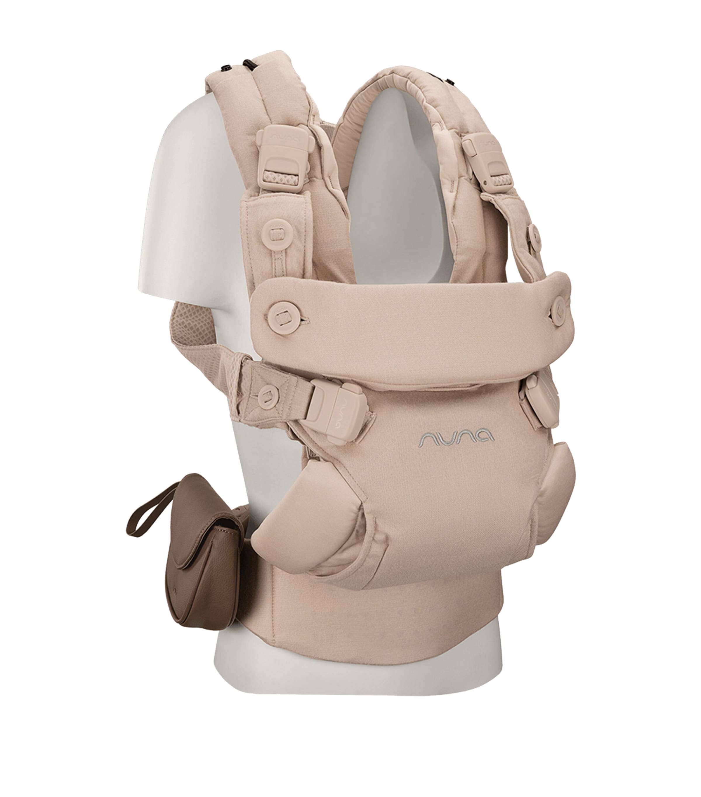 Nuna cashmere CUDL luxe baby carrier, imported from the UK