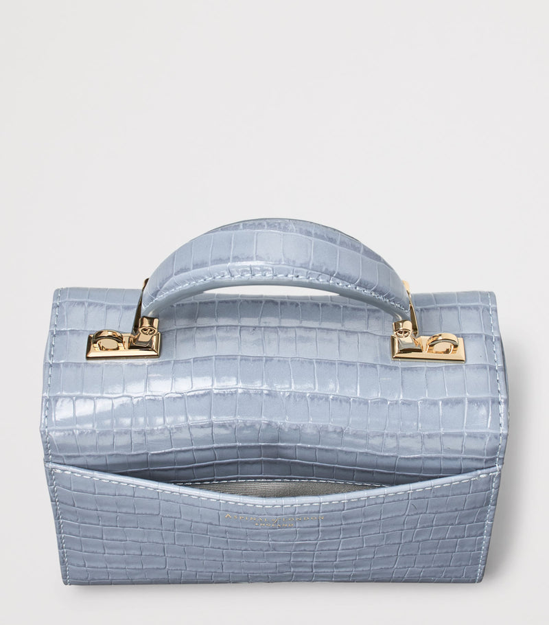 Aspinal of London mini Mayfair top-handle bag imported from the UK