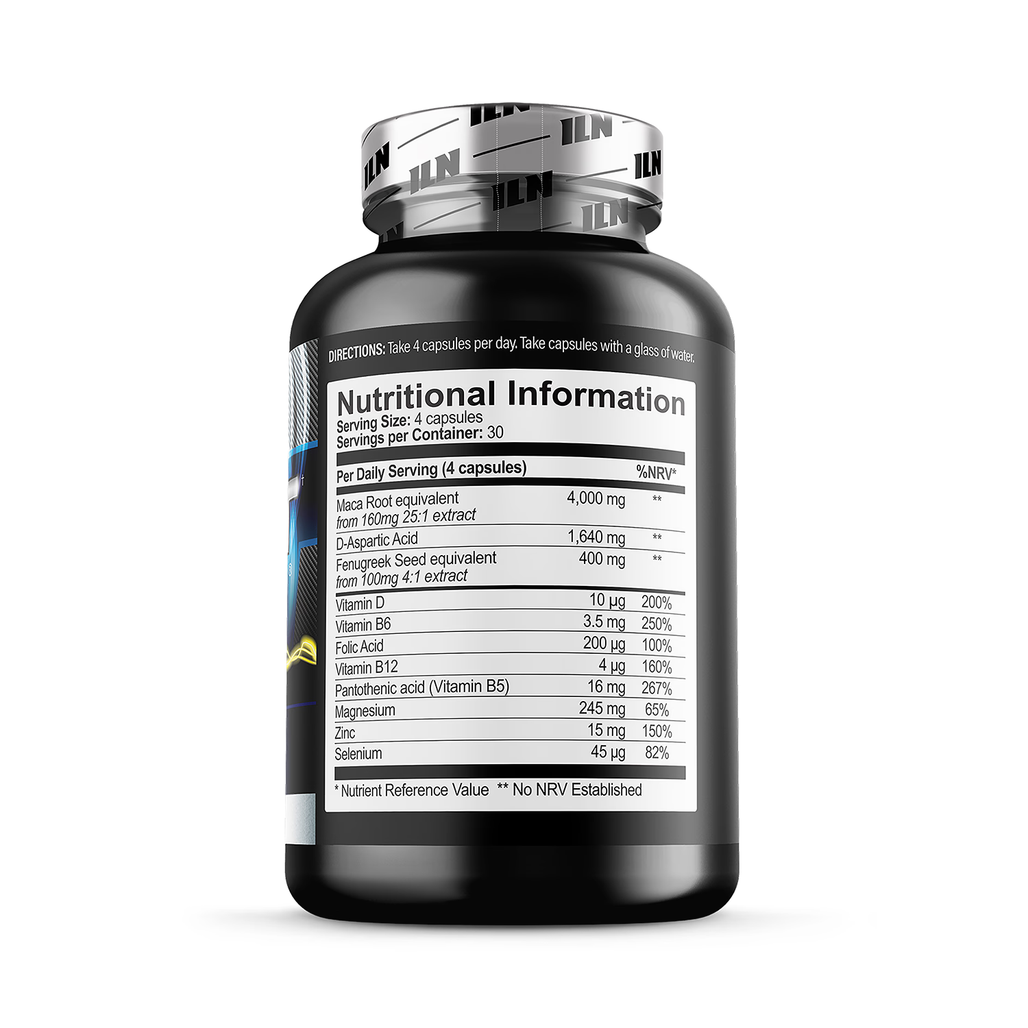 Iron Labs Nutrition Test Xtreme testosterone supplement 120 capsules - British product