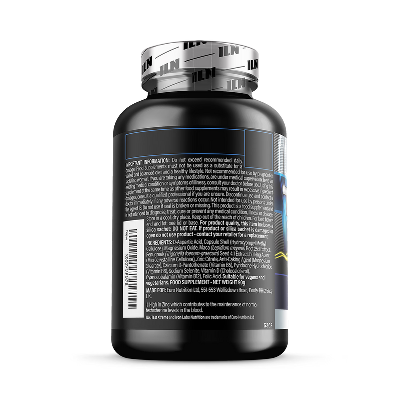 Iron Labs Nutrition Test Xtreme testosterone supplement 120 capsules - British product