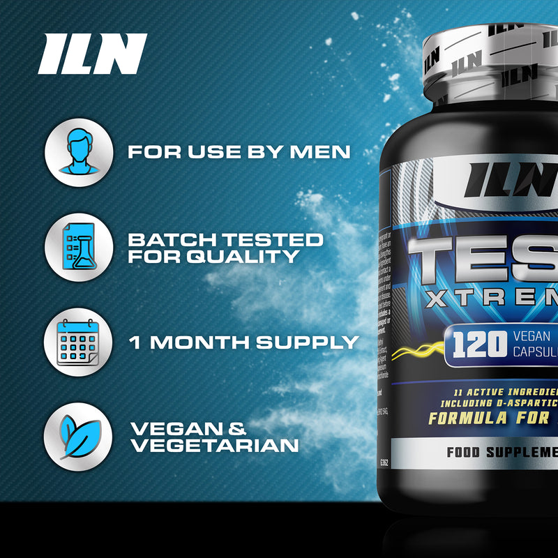 Iron Labs Nutrition Test Xtreme testosterone supplement 120 capsules - British product