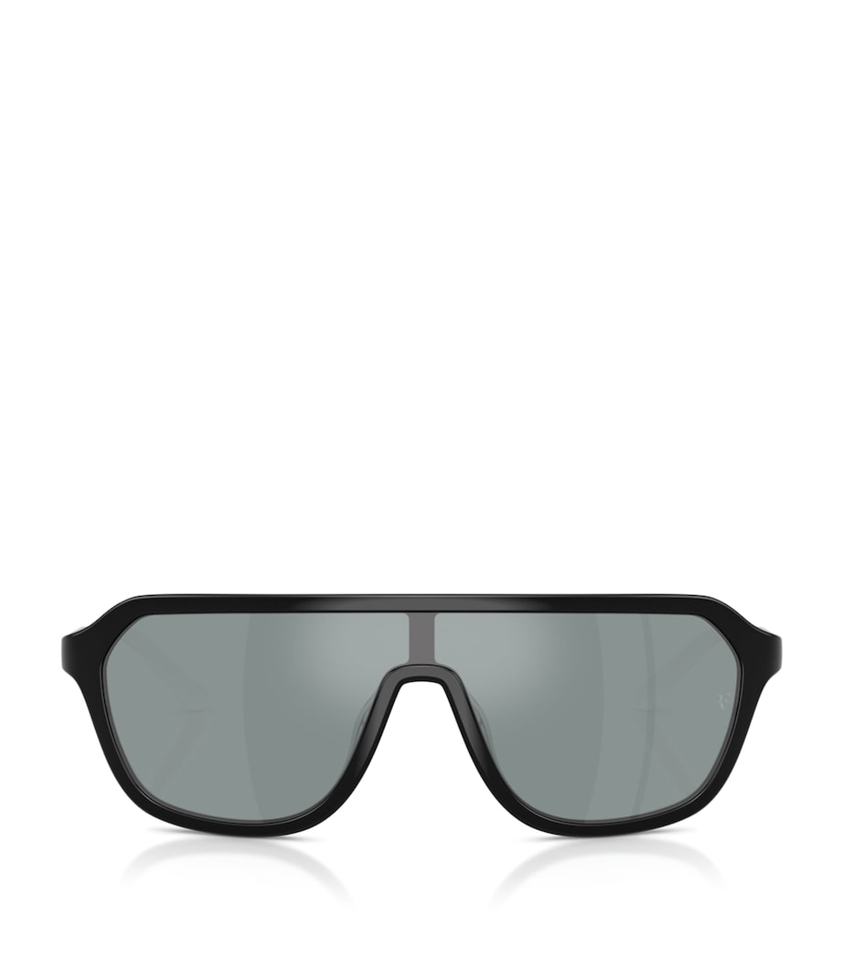 Oliver Peoples R-12 goggle sunglasses acetate frame - British product
