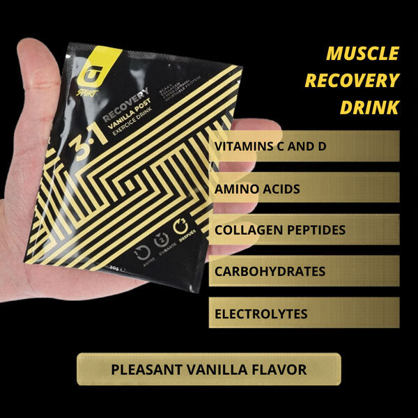 Recuperation Vanilla Recovery Powder 12 pack - British product