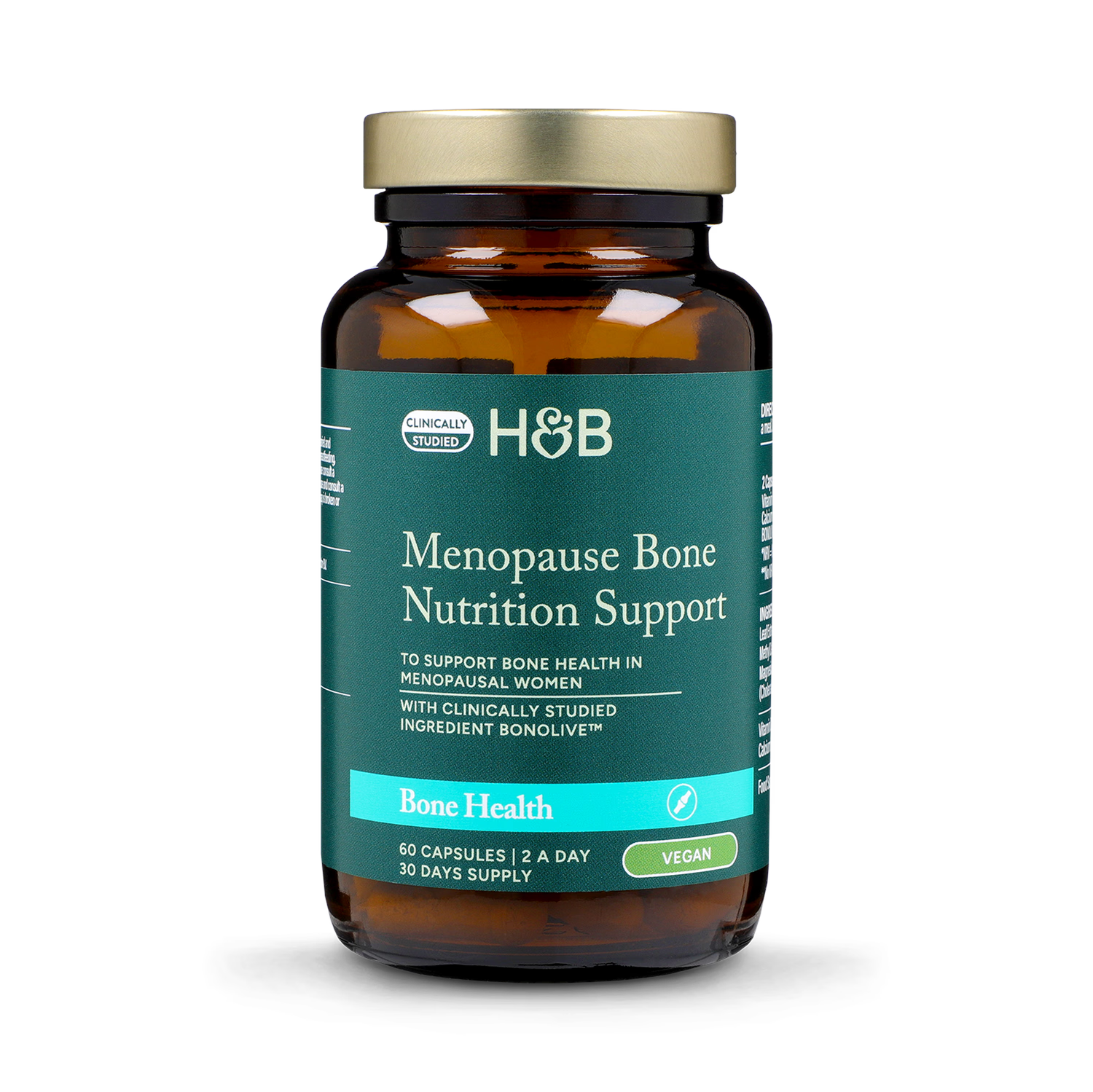 Holland & Barrett Menopause Bone Nutrition Support 60 capsules, UK version