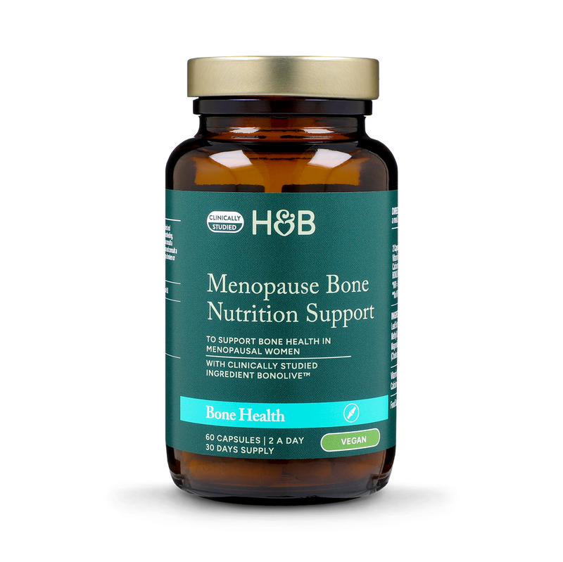 Holland & Barrett Menopause Bone Nutrition Support 60 capsules, UK version