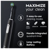 Oral-B Pro Series1 rechargeable toothbrush black with travel case, imported from the UK