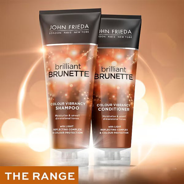 John Frieda Brilliant Brunette shampoo 250ml, imported from the UK