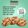 Diablo sugar free chocolate chip cookies pack of 12 130g - British product