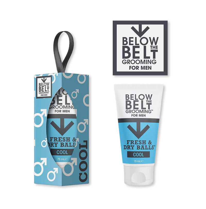 Below the Belt COOL Bauble men's intimate deodorant, UK version