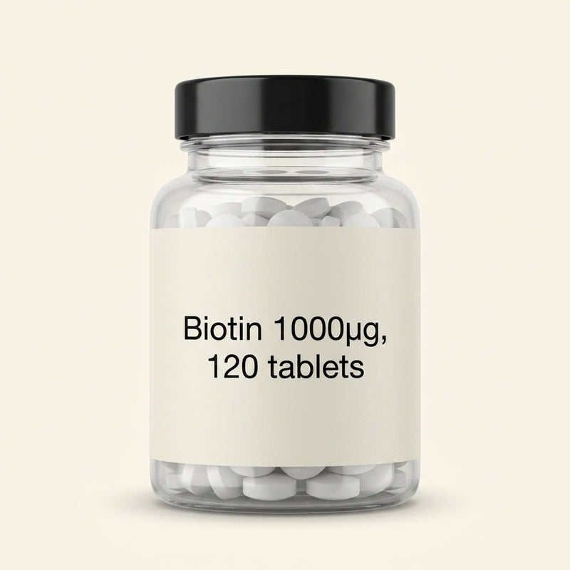 Holland & Barrett Biotin 1000ug 120 tablets (British brand)