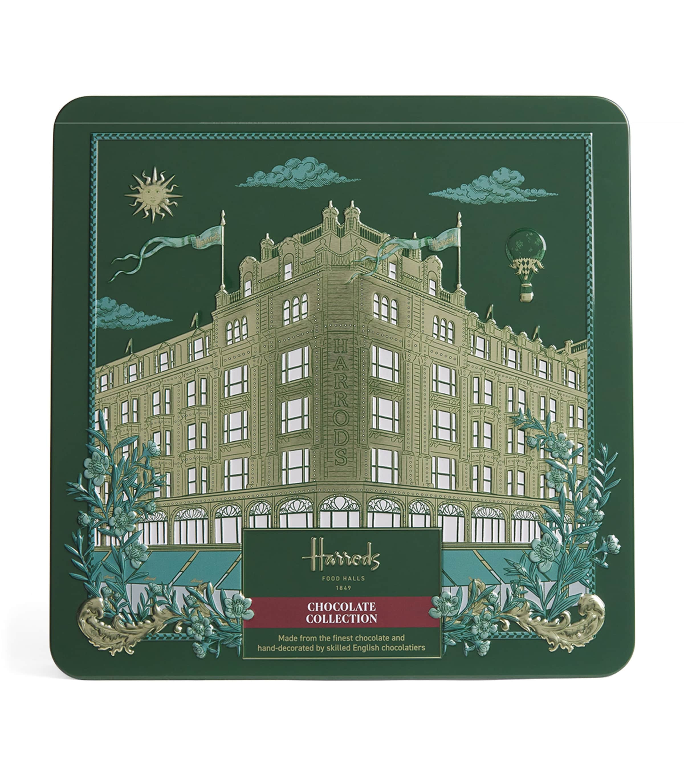 Harrods chocolate truffle selection box with assorted fillings 205g - British product